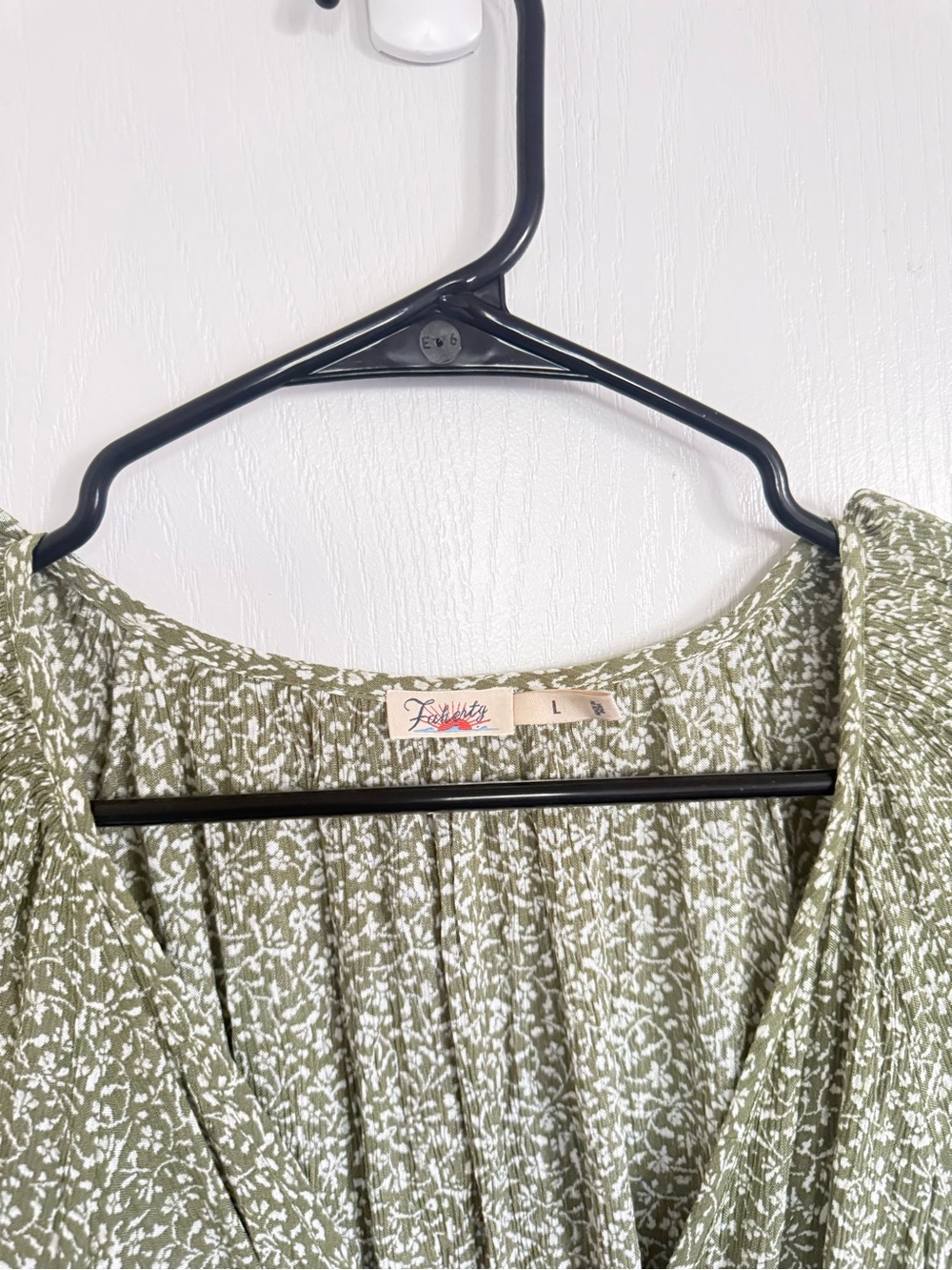 Faherty Sirene Green Floral Dress - Picture 3 of 9